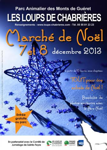 Affiche marché de noël 2013